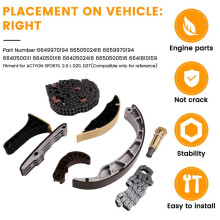 6649970000 8 Stuks Auto Distributieketting Kit voor ACTYON SPORTS. REXTON, ACTYON, KYRON 2.0 L D20, D27