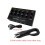 AU-501 Condenser Microphone Expander 5 Channel 6.5mm Microphone Mixer Multi-Channel Input Expander Hub 2