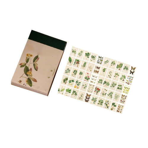 Plant Scrapbook Sticker Sheet 50 Sheets Art Paper 1