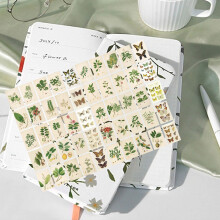 Plant Scrapbook Sticker Sheet 50 Sheets Art Paper