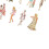 Antike Damen Sticker Sammeln Retro 6