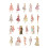 Antike Damen Sticker Sammeln Retro 9