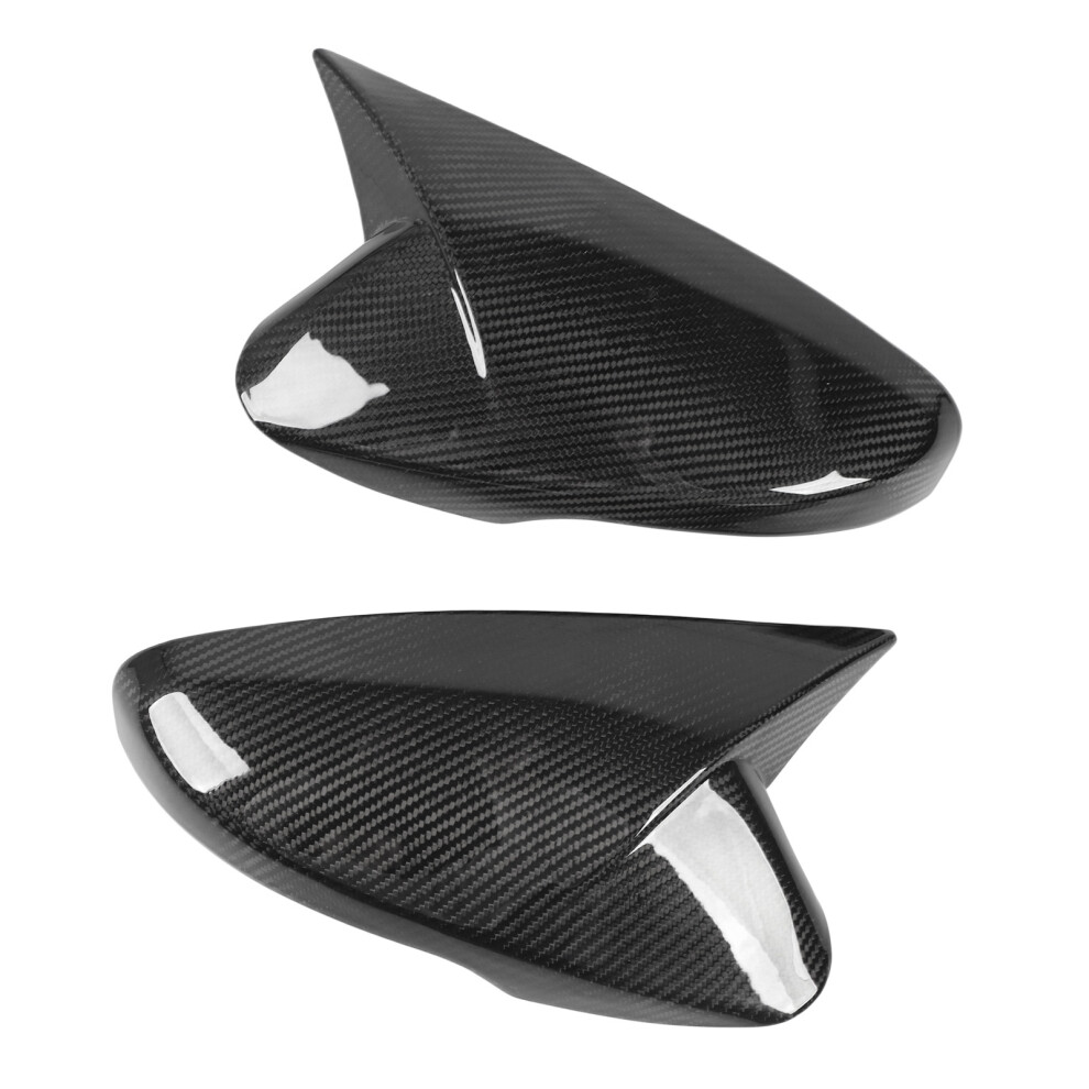 Glossy Bull Horn Mirror Covers Veloster 2012-2017 7790334337738