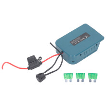 Adaptador de conector de alimentación para batería Makita de 18 V, compatible con aplicaciones de alta potencia, con cables de 14 AWG, resistente a