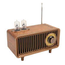 Mini-Wooden FM-Radio Bluetooth-Lautsprecher 1500mAh Vintage-Design