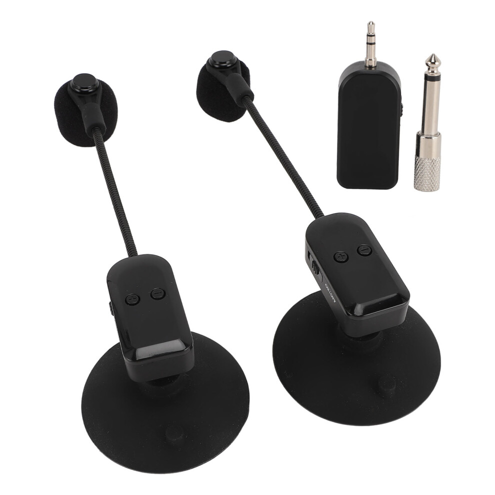 Wireless Sax Microphone 2.4G 40M, 6-8H Rotation, Condenser 6941386614945