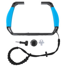 Kameragehäuse-Träger für Unterwasseranwendungen, doppelter Handstabilisator, wasserdichtes Design, korrosionsbeständiges