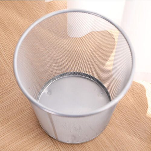 Iron Mesh Trash Can OpenTop Large Cap 23x26x18.5cm 2