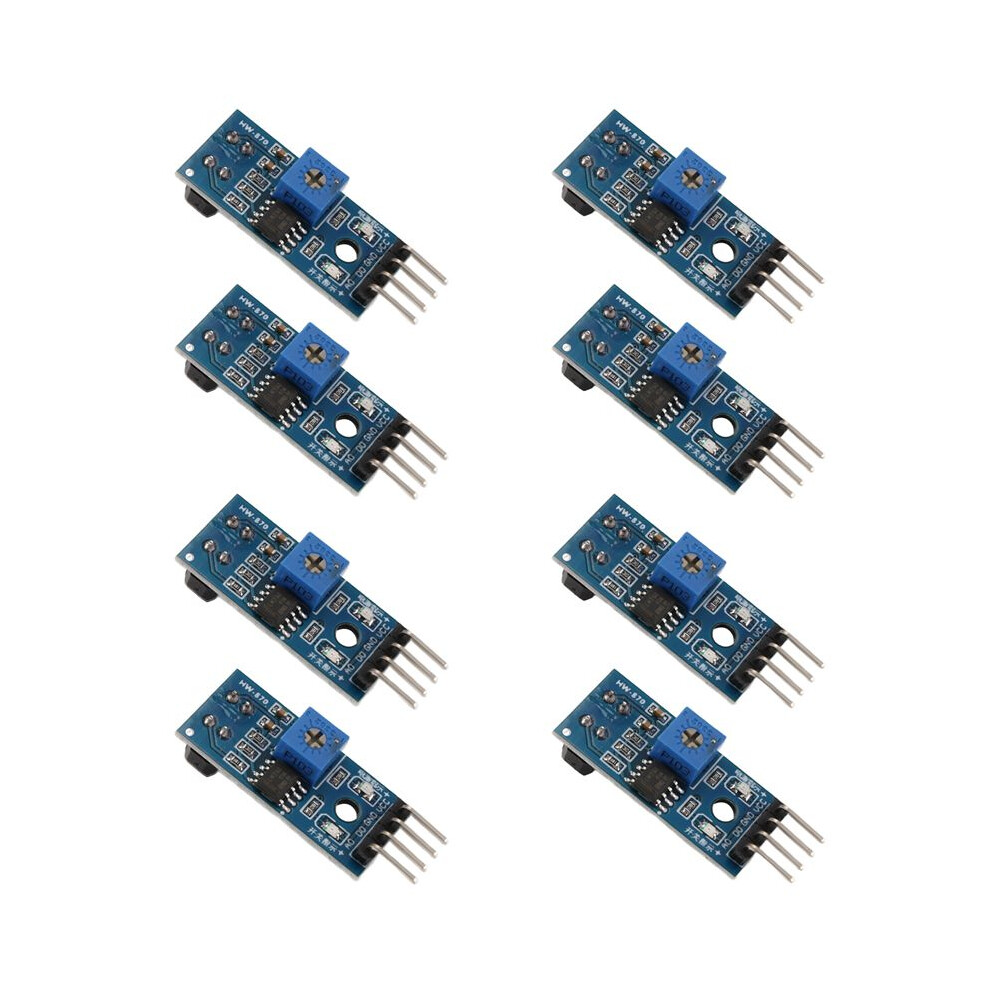 8Pcs Tcrt5000 Infrared Reflective Sensor Ir Photoelectric Barrier Track Module For Car Robot 4712129047625