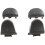 1Set for PS4 JDS-040 Controller Trigger Buttons 3D Sensor Analog Thumb Stick Caps & Screws Tools 5