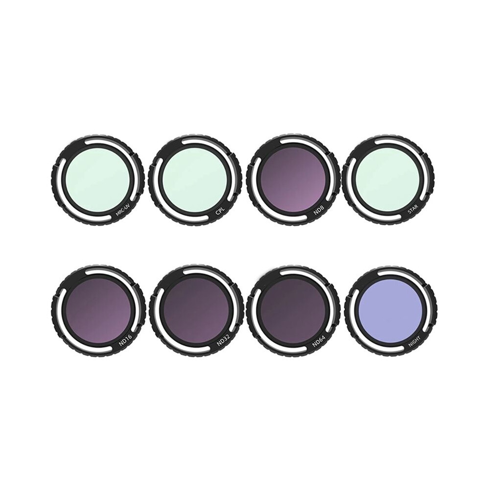 8 Stück Uv Cpl Nd8 Nd16 Nd32 Nd64 Objektivfilter-Kit Für Avata2 Drone Nd-Filter Cpl-Polarisator Night Star Filter Wella Elements 4714124247222