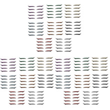 120Paires Stickers Yeux Réutilisables Adhesifs Multicolores