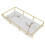 Model: Iron-Glass Vanity Tray, Size S, White 13