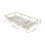 Model: Iron-Glass Vanity Tray, Size S, White 2