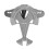 Fighter Plane Strainer 14x12.8x5.2 cm Silver 3