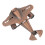 Fighter Plane Strainer 14x12.8x5.2 cm Red Bronze 10