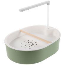 Perroquet Coloré Double Douche Pour Cage