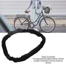 Bike Security Chain Lock 5 Digit