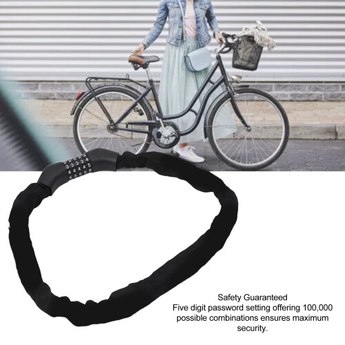 Bike Security Chain Lock 5 Digit