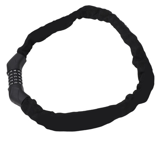 Cadenas à chaîne pour vélo, code à 5 chiffres, acier, 6 mm x 900 mm 1