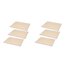 6Pièces Support À Dessin Bois Beige Durable Surface Lisse