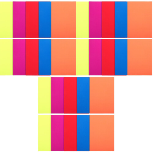 Papiers Fluorescent Multicolores Pour Fête 2