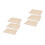 6Pièces Support À Dessin Bois Beige Durable Surface Lisse 5