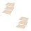 6Pièces Support À Dessin Bois Beige Durable Surface Lisse 6