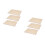 6Pièces Support À Dessin Bois Beige Durable Surface Lisse 8