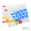 2Pièces Couverture Silicone Clavier Antidérapante Pour Pièce Portable 3