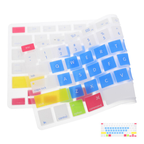2Pièces Couverture Silicone Clavier Antidérapante Pour Pièce Portable 2