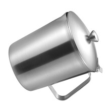 500ml Stainless Steel Measuring Cup with Handle & Lid for Latte Art