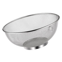 Stainless Steel Food Strainer Basket for Rice & Vegetables, Fine Mesh