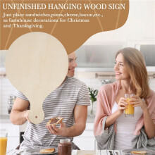 12 PièCes Planches à DéCouper en Bois avec PoignéE Planche à DéCouper en Bois Planches Non Finies pour la Maison Cuisine Cuisine DéCor