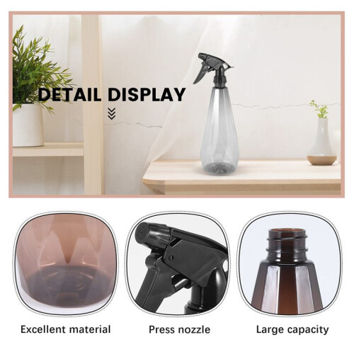 3Pcs 1L Empty Spray Bottle,Refillable Sprayer Leak Proof Durable Sprayer Empty Spray Bottles for Cleaning,Gardening,Etc 1