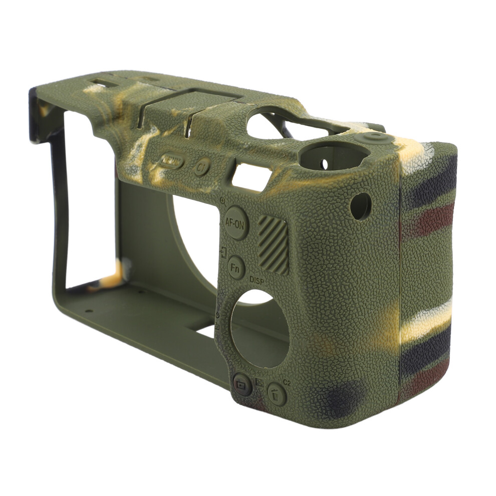 Soft Silicone Shock-Absorbing Camouflage Camera Cover For A7cii/A7cr 7651386622404