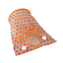 4 Katzentunneltaschen für Hauskatzen, Neues Haustier-Katzenspieltunnelspielzeug, Zusammenklappbare Interaktive Katzenbohrtasche