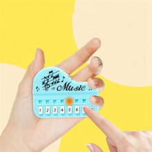 Keychains for Electronic Keyboard, Instrument Keychains Pocket Size Micro-Type Piano Toy Keychain Bag Charm Key Chain-E