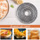 12PCS Stainless Steel Round Cake Mold Baking Mousse  Kitchen Tools Pizza Cooking Cookie Cutter DIY Cake  Tools 7