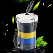 2X Akvariefilter Ultratyst Externt Akvariefilterhink LW-603 Akvariumfilterutrustning Främre Grästank Mute Externt Fat