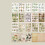 Vintage Leaf Sticker Pack 20 Sheets 130g 10