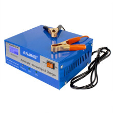 ANJING Vehicles Battery Charger Automatic Pulse Repair 110V-250V 200AH 12V 24V Lead Acid Battery Truck US Plug