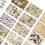 Vintage Leaf Sticker Pack 20 Sheets 130g 3