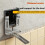 Stainless Laser Level Wall Mount Bracket Adjustable Multi-Functional Laser Bracket for 1/4" 5/8" Connectors Laser Level 3