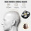 Shaver Replacement Heads Compatible with  Titanium  Shaver, for Bald Men 3 Pack 6