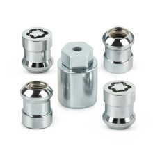 Radmutternsatz mit Diebstahlsicherung Aus Leichtmetall für  CR-V 07-25,  2016, 08W42-SCV-101, 08W42-SCV-102, 08W42-SCV-100