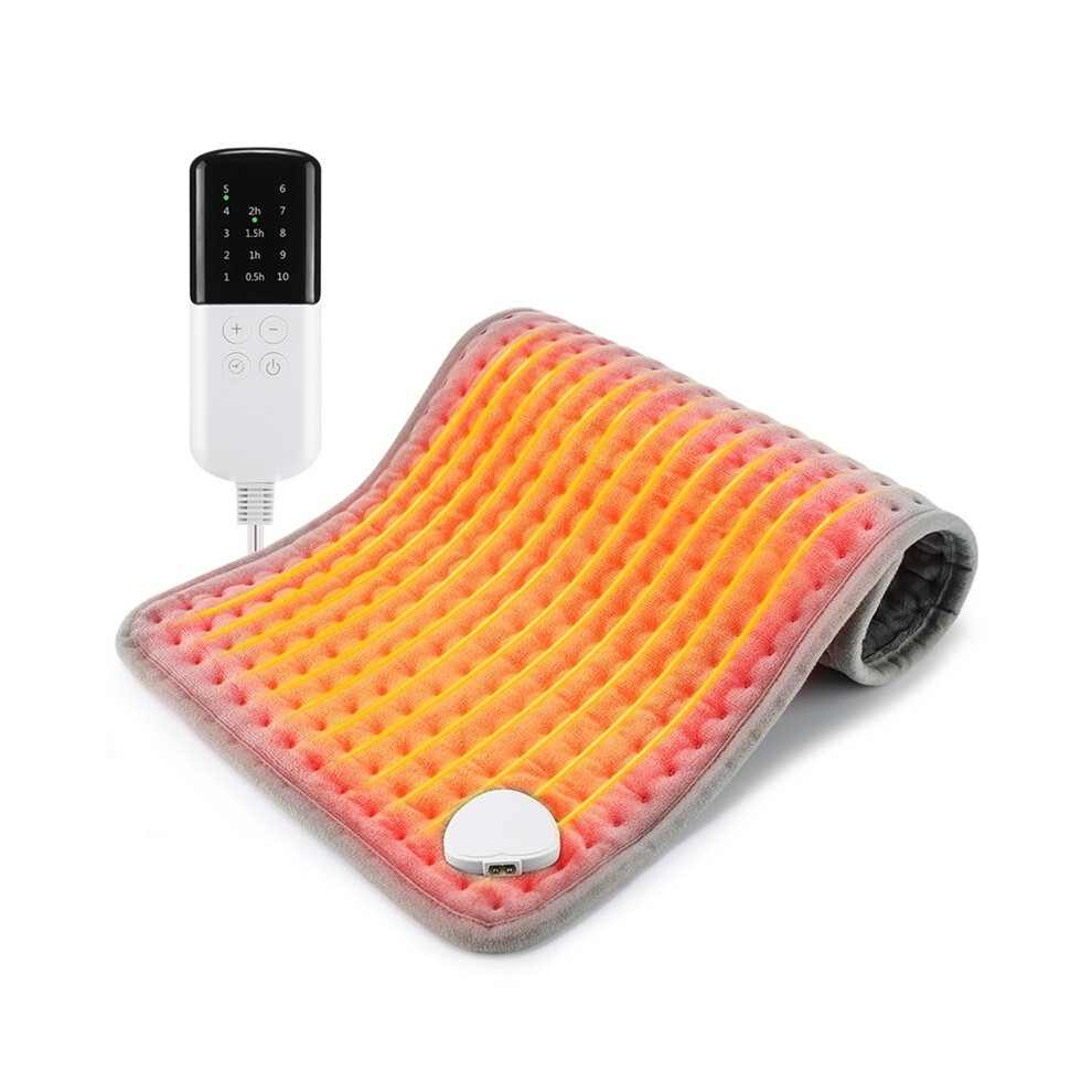 30x60cm Electric Blanket 9 Levels Hot Compress Pad for Legs Back Hands Warmer Adjustment Temperature Fast Heating C UK Plug