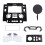 Kit de Painel Estéreo Double Din de 7 Polegadas para   2007-2016, Incluindo Moldura Do Console e Painel Frontal Do Rádio. 1
