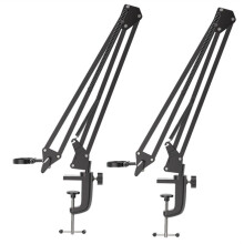 Adjustable Metal Bracket Microscope Mount, Flexible Arm Stand Electron Microscope Circuit Board Repair Bracket