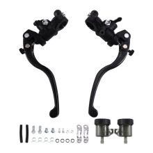 17.5mm Motorcycle Brake Clutch Lever Hydraulic Brakes Master Cylinder for 22mm Universal Motorcycle
